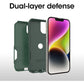 OtterBox iPhone 14 & iPhone 13 Commuter Series Case - TREES COMPANY (Green), slim & tough, pocket-friendly, with port protection