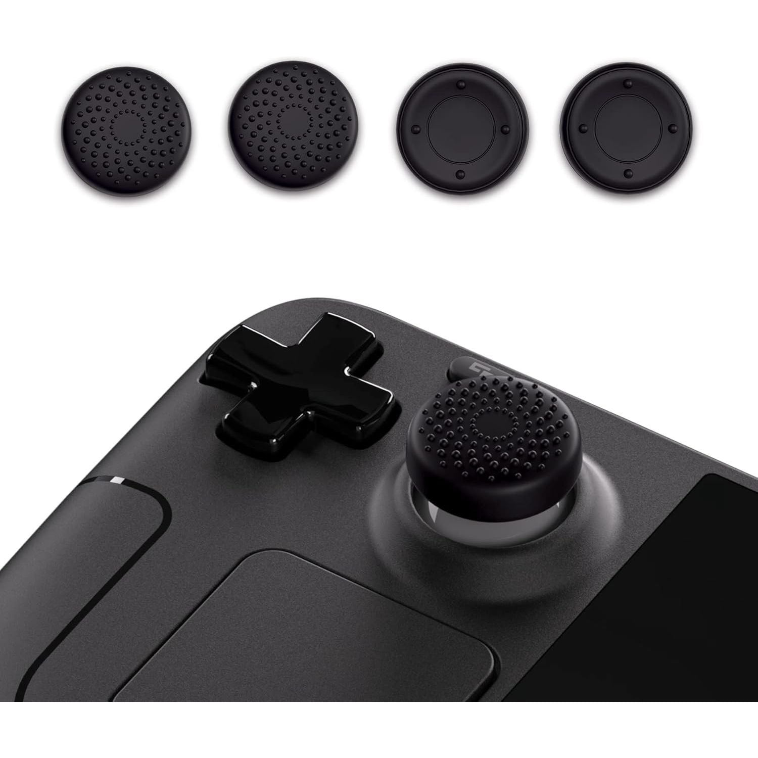 Buy now PlayVital Thumb Grip Caps for Steam Deck LCD, Silicone Thumbsticks Grips Joystick Caps for Steam Deck OLED - Raised Dots & Studded Design at indiglob india