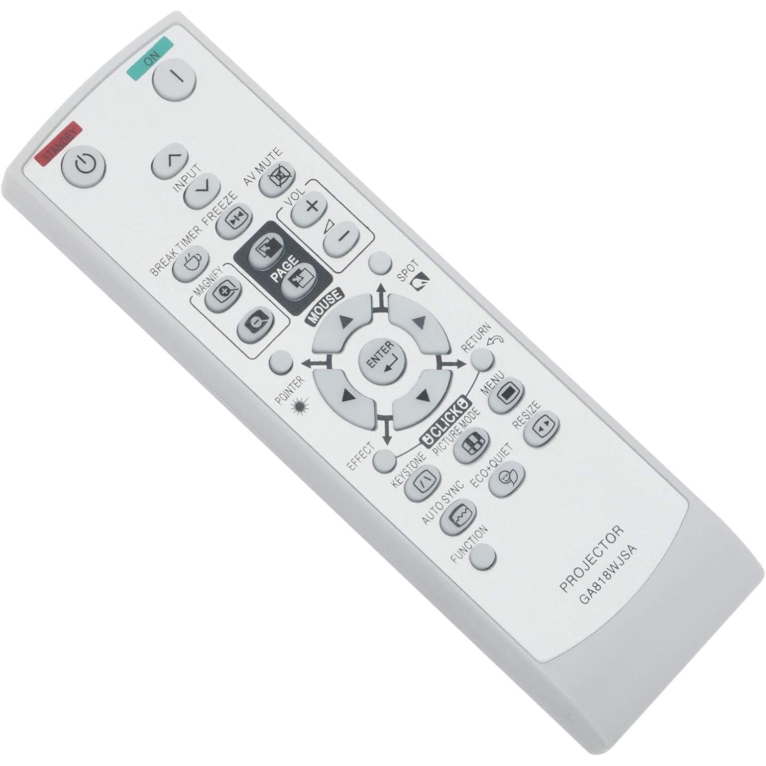 Buy now WINFLIKE GA818WJSA Replacement Remote Control fit for Sharp MUTIMEDIA Projector XR-55S XR-55X XR-50S Notevision XR-55X at indiglob india