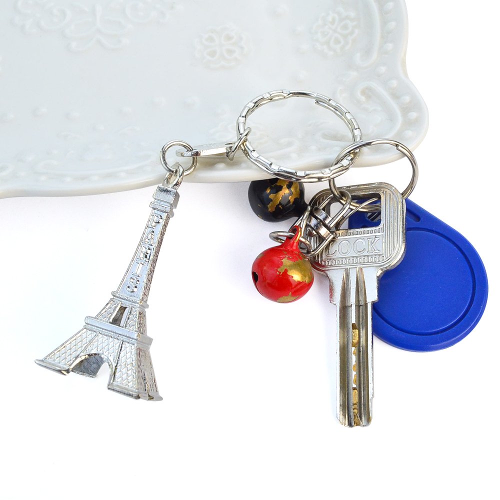 Buy now baotongle 15pcs Eiffel Tower Keyring, Paris Eiffel Tower Keychains 3-D Key Ring French Souvenirs Retro Adornment Cute Lovely Decorative Metal Craft Art Statue Model for Table Decor Gifts Silver at indiglob india