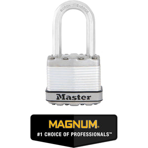 Master Lock M1XDLF Magnum Heavy Duty Padlock with Key, 1 Pack
