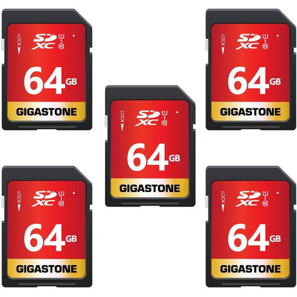 GIGASTONE 8GB SD Card 2-Pack UHS-I U1 Class 10 SDHC Memory Card Full HD Video Canon Kodak Olympus Digital Camera, with 2 Mini Cases