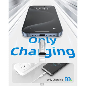 ARKTEK USB-C Adapter i OS Lightning Cable (Female) to USB Type C (Male) - Only Charging Adapter for iPhone 16 15 Series Galaxy S24/Note 20, Pixel 8 and More，Not for Audio/OTG/Data(2 Pack, Silver)