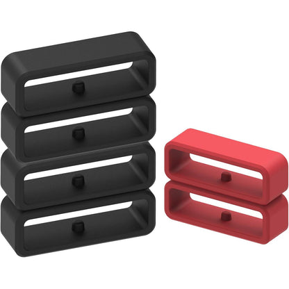 Fastener Rings Compatible for Garmin Forerunner 935 945 955 965 970 745 35 235 255 265 Bands Strap Silicone Connector Security Loop Keepers Ring for Forerunner 935 Replacement Bands