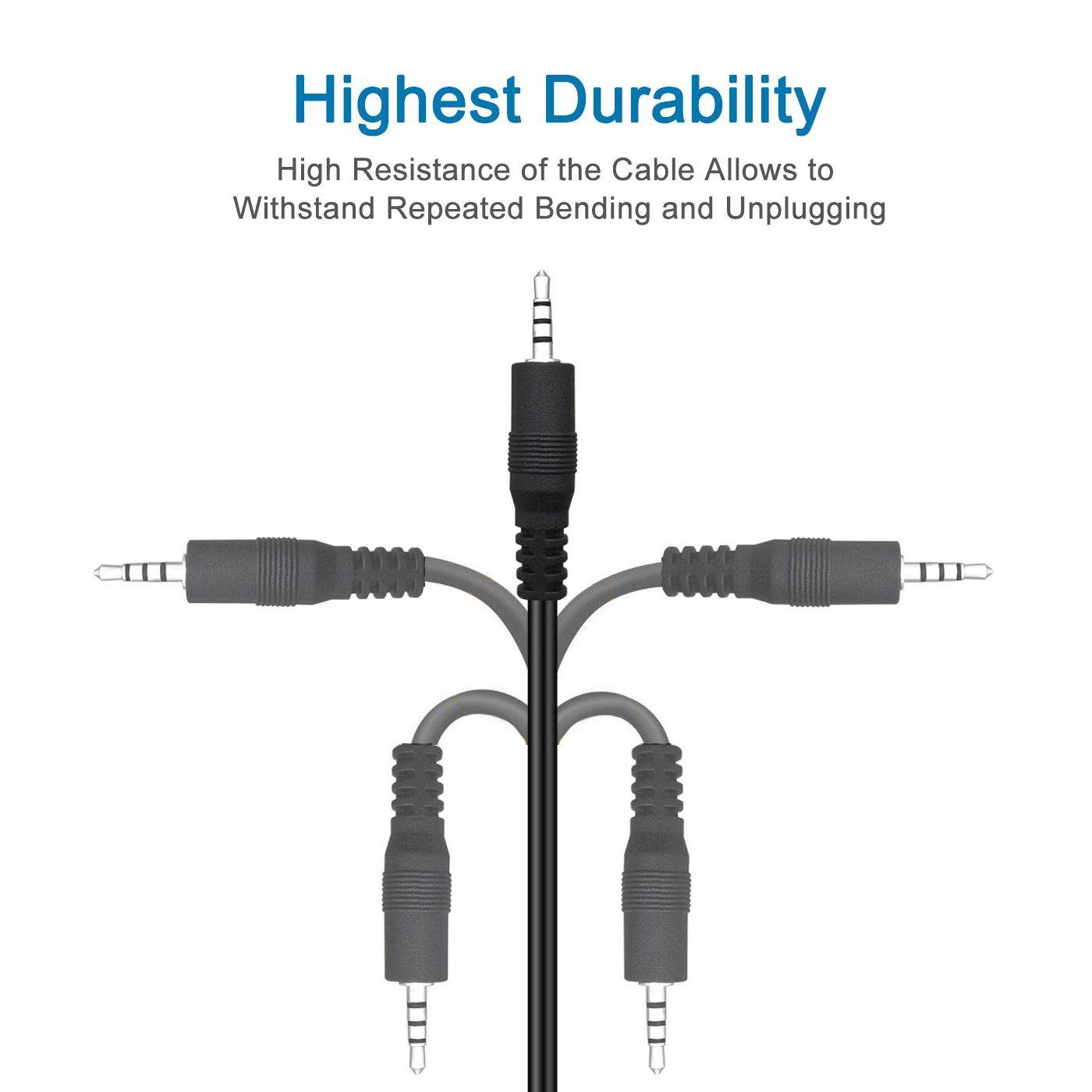 USB to 2.5mm Male AUX Audio Jack Charging Cable for JBL Synchros S300 S300I S300a S400BT J56BT E40BT E30 E40 E50BT S500 S700 Headphones Stereo Power Wire for JBL Charger Cord - My Store