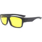 BLUE CUT Fit Over Polarized Sunglasses Driving Clip-on Over Glasses, Solar Shield Sunglasses Over Prescription Glasses
