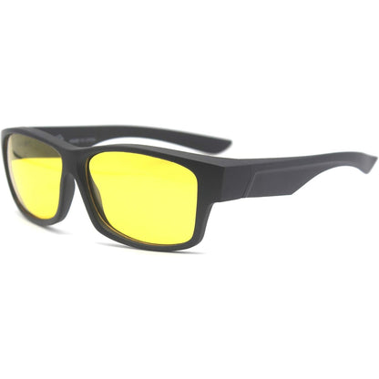 BLUE CUT Fit Over Polarized Sunglasses Driving Clip-on Over Glasses, Solar Shield Sunglasses Over Prescription Glasses