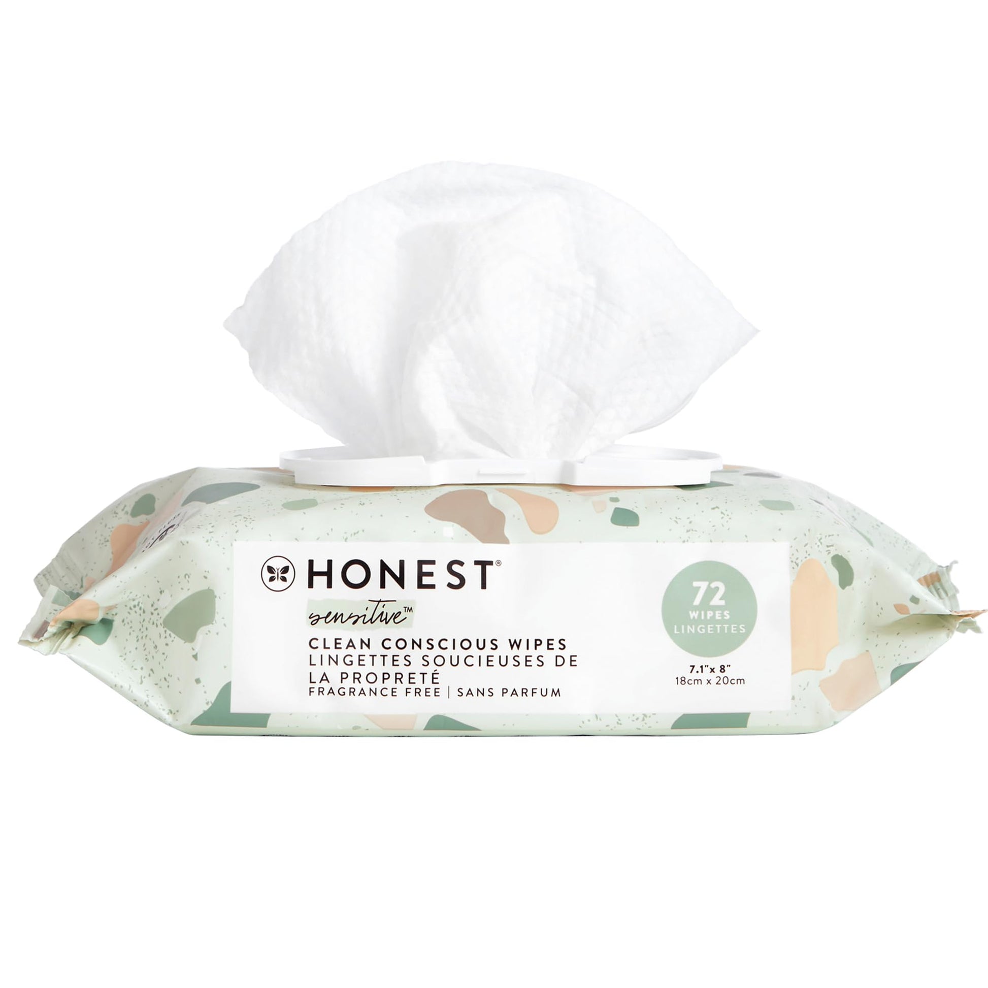 Buy now The Honest Company Hypoallergenic Multi-Use Baby Wipes for Sensitive Baby Skin Rainbow 60 Count Geo Mood 72 Count (Pack of 1) at indiglob india