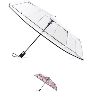 Buy now Ultra Clear Folding Umbrella with Auto Open Technology at indiglob india