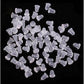 100Pairs Clear Silicone Earring Posts and Backs Kits Invisible Earrings Ear Sticks Earrings Piercing Retainers DIY Supplies for Ear Spacers Piercing Jewelry - My Store