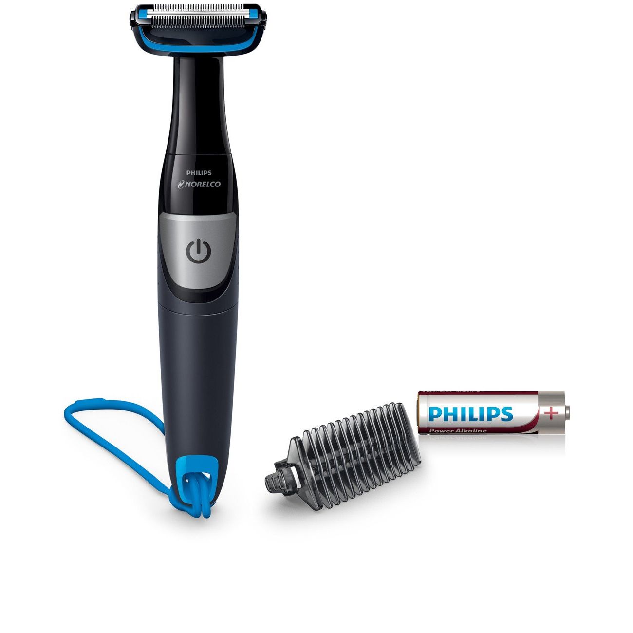 Philips Norelco Bodygroom Series 1100, BG1026/60, Showerproof Body Hair Trimmer and Groomer for Men
