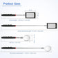 Buy now Frienda 2 Pieces Lighted Telescoping Inspection Mirror Flexible Retractable LED Automotive Extension Round Dental Mirror with Light Pickup Tools Valentine Birthday Gift for Men, Husband, Father at indiglob india