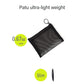 Patu Zipper Mesh Bags, Size M / A6, 5 Pieces, Beauty Makeup Cosmetic Accessories Organizer, Travel Toiletry Kit Set Storage Pouch, Black
