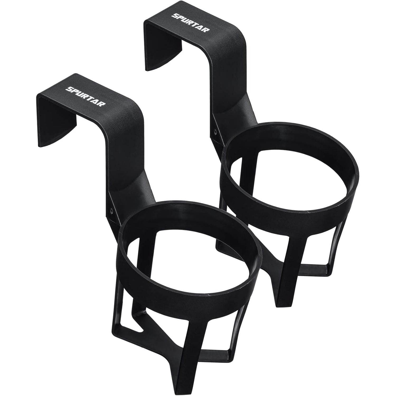 2-Pack Black Auto Car Vehicle Cup Holders Can Drink Bottle Container Hook for Truck Interior, Window Dash Mount - My Store