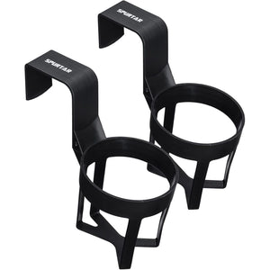 2-Pack Black Auto Car Vehicle Cup Holders Can Drink Bottle Container Hook for Truck Interior, Window Dash Mount