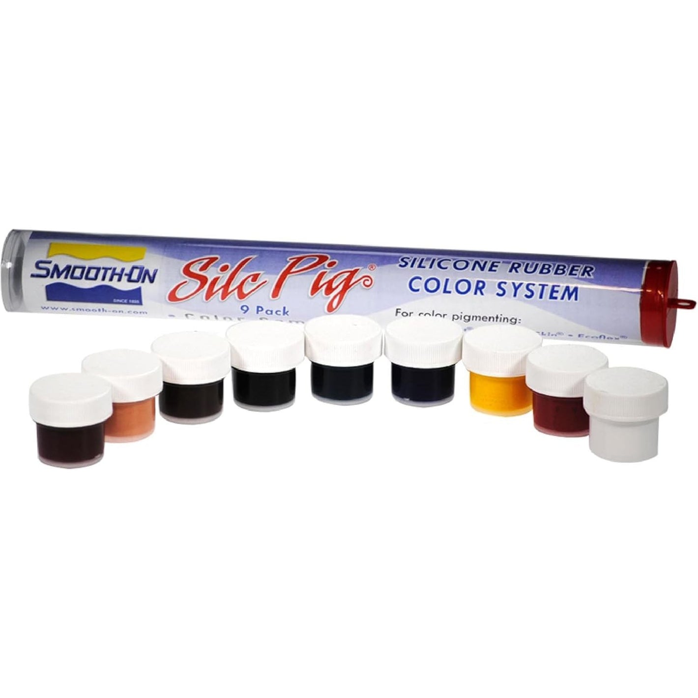 Buy now Smooth-On Silc Pigƒ?› Color Pigments for Silicone, 9-Pack Sampler at indiglob india