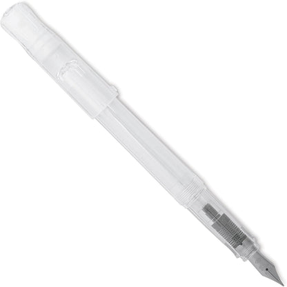 PILOT Kakuno Fountain Pen, Clear Barrel, Medium Nib (10822)