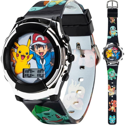 Accutime Kids Pokemon Digital LCD Quartz Watch for Boys, Girls, and Adults All Ages
