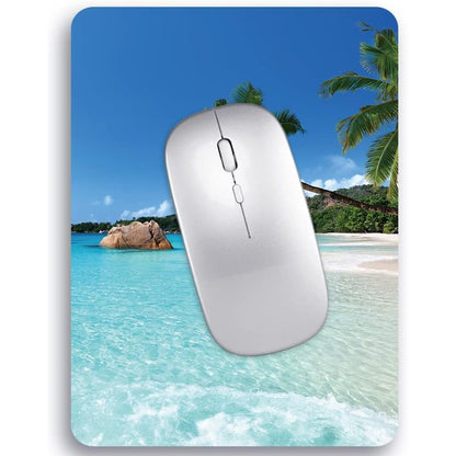 Audimi Small Mouse Pad 6 x 8 Inch, Mini Mouse Pad Thick for Laptop Wireless Mouse Home Office Travel, Portable & Washable (Black)