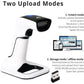 ScanAvenger Wireless Portable 1D&2D with Stand Bluetooth Barcode Scanner: 3-in-1 Handheld Scanner, Rechargeable Battery for Inventory - USB Bar Code/QR Reader (1D&2D with Next Gen Stand)