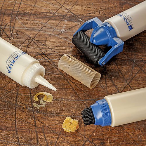 Buy now Rockler Wood Glue Applicator Set ƒ?? Wood Working Glue Bottle (8oz) w/Glue Spout & Red Cap, Glue Line Centering Attachment, Silicone Glue Brush, & More ƒ?? Easy to Clean Bottle with Brush Applicator at indiglob india
