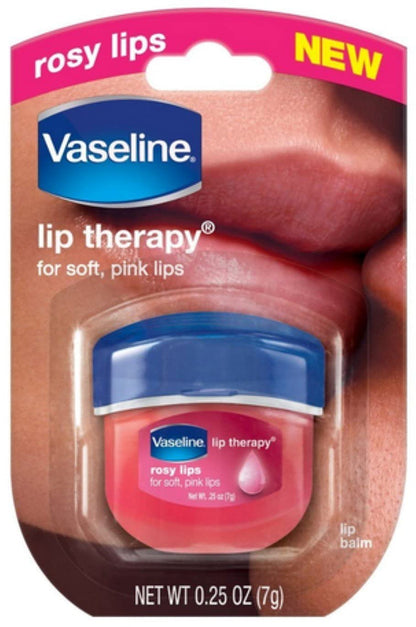 Buy now Vaseline Lip Therapy Lip Balm Tin, Aloe Vera, 0.6 oz Pink,Rose at indiglob india
