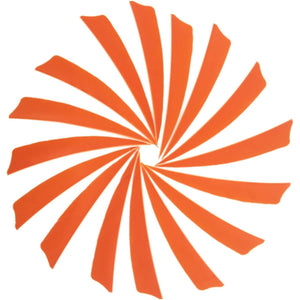 Arrow Feather 4 Inch Shield Fletching Vanes for Wooden Carbon Bamboo Traditional Arrow(50 Pack)