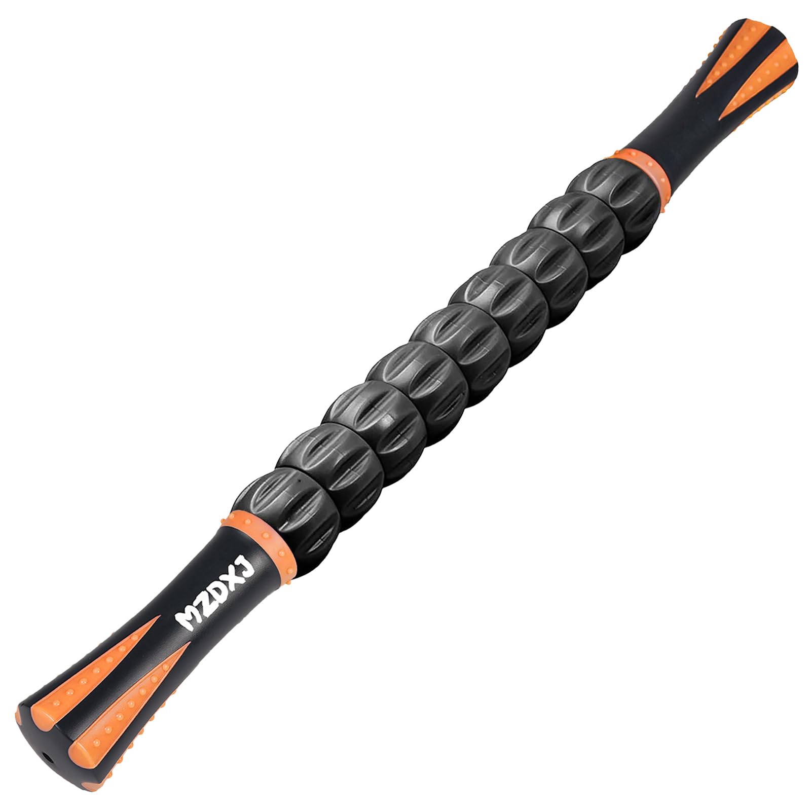 Buy now Muscle Roller Massage Roller Stick- Deep Tissue Fascia Blaster for Myofascial Pain Relief, Lymphatic Drainage & Body Sculpting, Handheld Physical Therapy & Recovery Tool (Black White-24 inch) at indiglob india