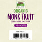Buy now NOW Foods Monk Fruit Organic, 70 Packet at indiglob india