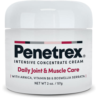 Penetrex Joint & Muscle Therapy - Soothing Muscle Rub for Back, Neck, Hands, Feet - Premium Whole Body Rub with Arnica, Vitamin B6 MSM & Boswellia - Non-Greasy 2oz Cream