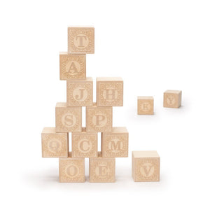 Buy now Uncle Goose Uppercase Alphablank Blocks - Made in The USA at indiglob india
