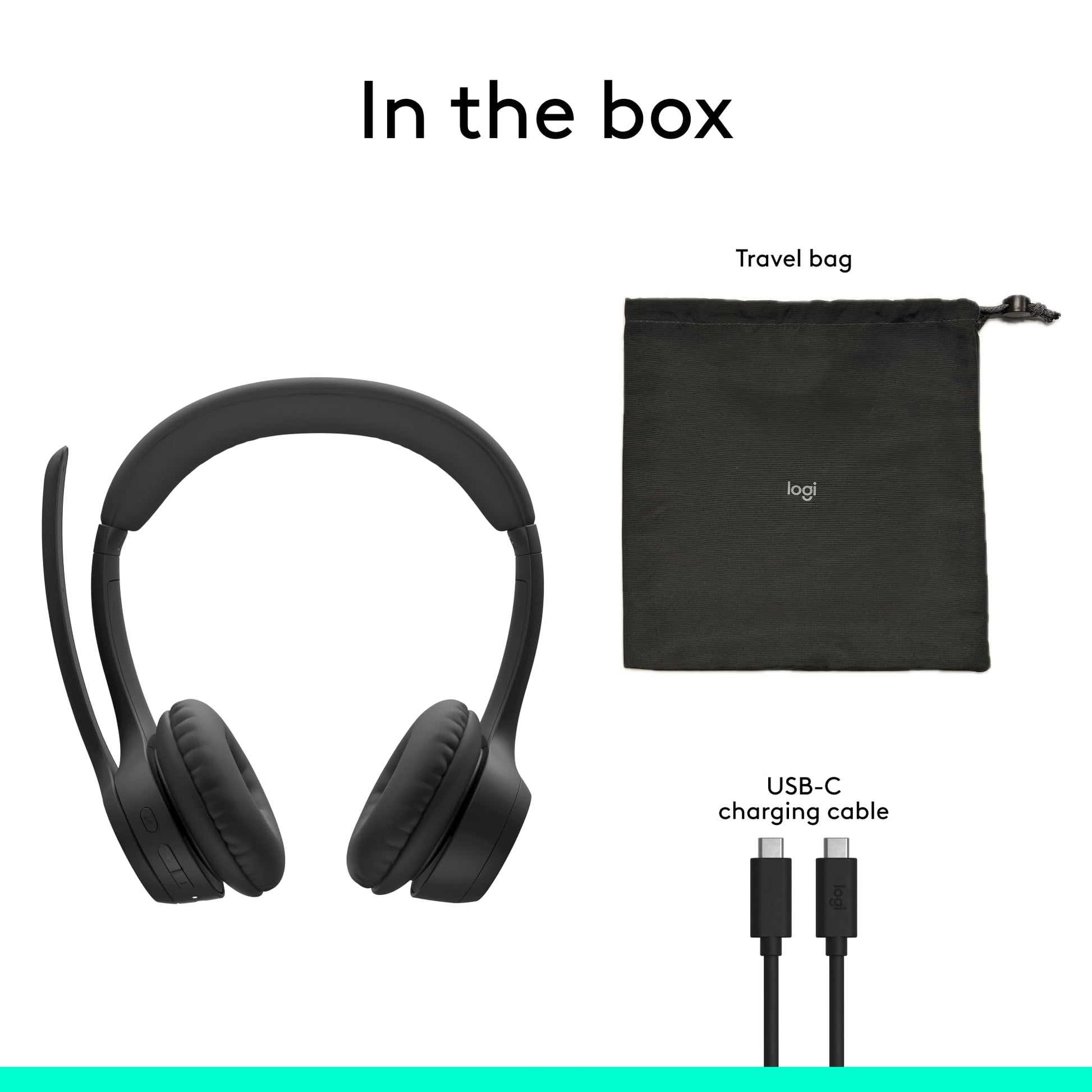Buy now Logitech Zone 305 for Business, Wireless Bluetooth Headset with Microphone, Native Bluetooth, for Microsoft Teams, Compatible with Windows, Mac, Chrome, Linux, iOS, iPadOS, Android at indiglob india