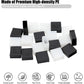 BUSHIBU USB Cover Cap, 20 Pcs Black Clear Plastic USB A Male Anti-Dust Plug Cover