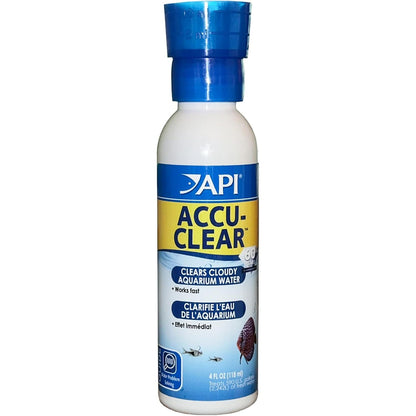 API ACCU-CLEAR Freshwater Aquarium Water Clarifier 4-Ounce Bottle