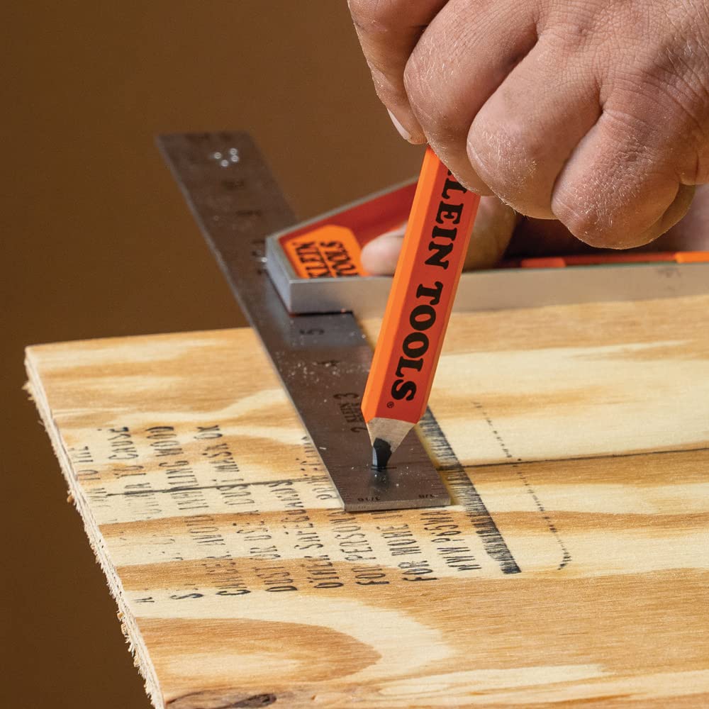 Buy now Klein Tools 935CSEL Combination Square Ruler for Electricians and Carpenters, Stainless Steel Double Sided Ruler, Bubble Level, Magnetic at indiglob india