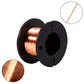 5 Rolls/Set 12m Copper Wire Enameled Wire Copper Winding Wire Enameled Repair Wire 0.004" Diameter
