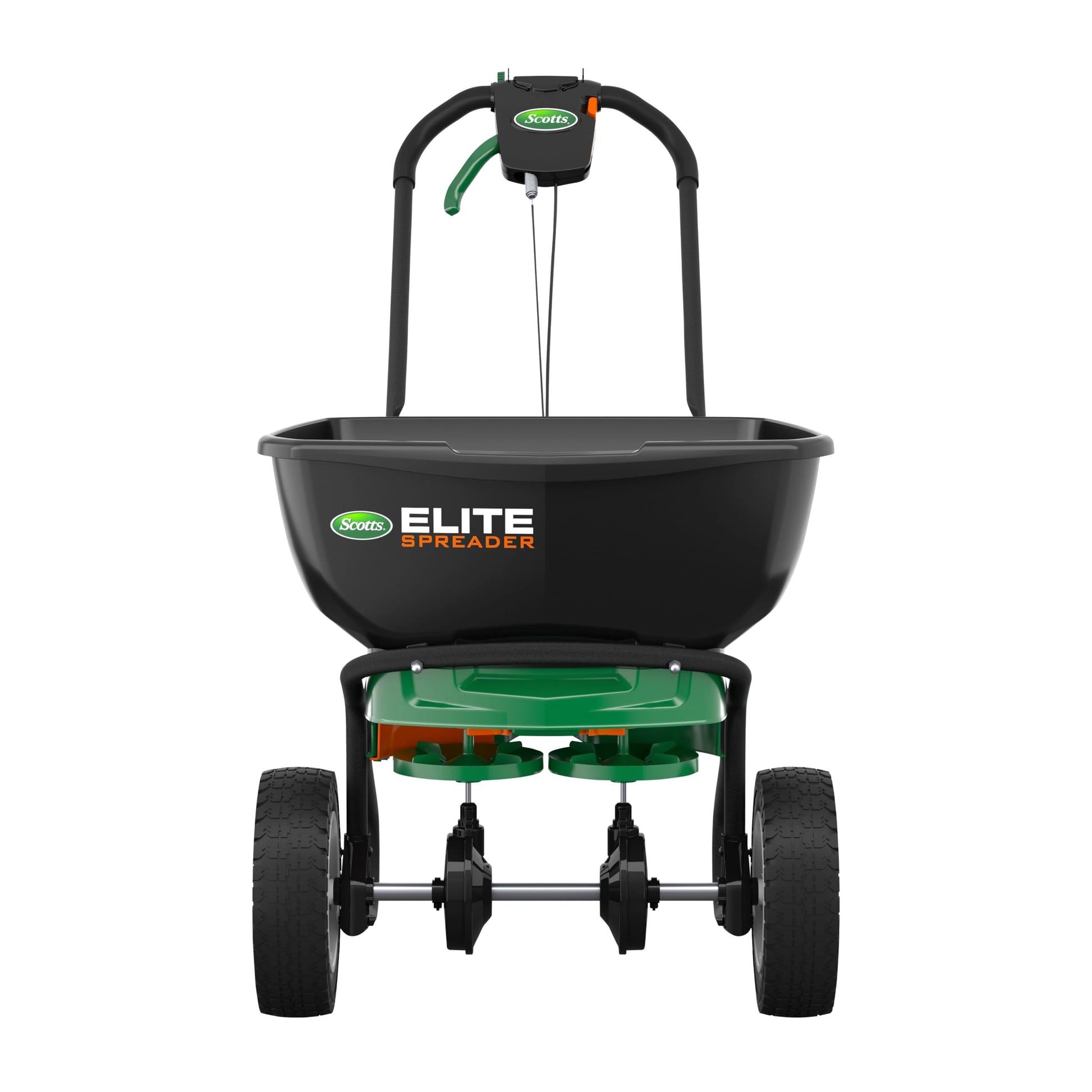 Buy now Scotts Turf Builder EdgeGuard DLX Broadcast Spreader for Seed, Fertilizer, Salt, Ice Melt, Holds up to 15,000 sq.ft. Product Elite at indiglob india
