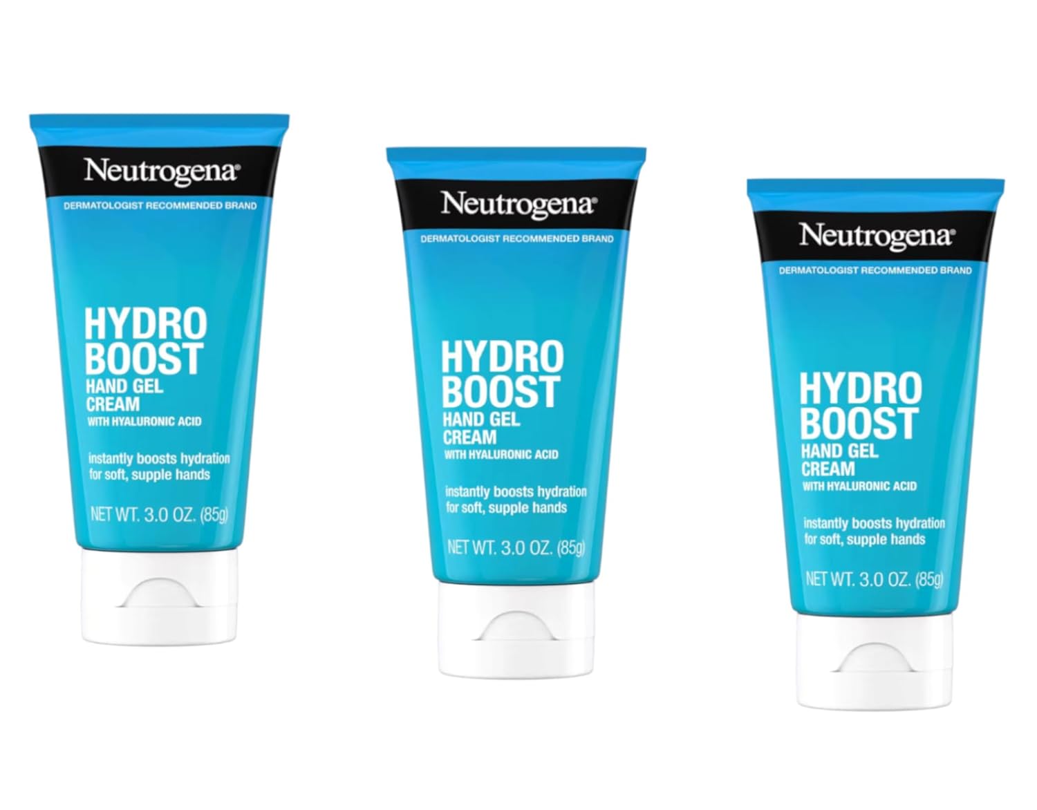 Buy now Neutrogena Hydro Boost Hydrating Hand Gel Cream with Hyaluronic Acid for Instantly Quenched, Soft & Supple Hands, Lightweight, Non-Greasy & Quick Absorbing Hand Lotion, Travel Size, 3 Oz 3 Ounce (Pack of 3) at indiglob india
