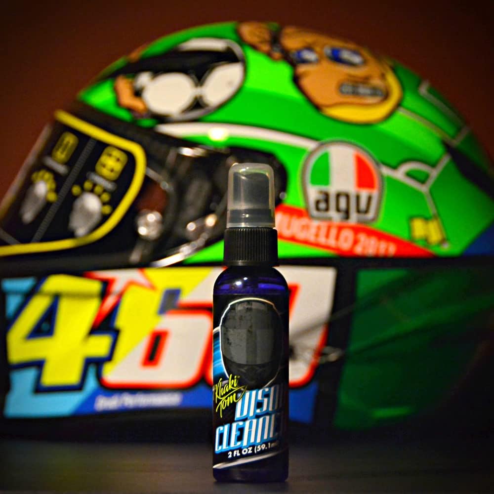 Buy now Motorcycle Helmet and Visor Cleaner - 2 oz Streak Free Spray and Microfiber Towel - Over 200 Sprays at indiglob india
