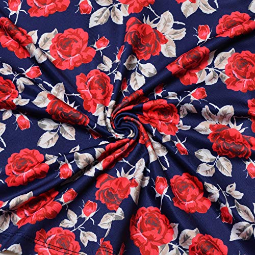 Buy now Girl & Doll Matching Dresses Floral Clothes Sleeveless Summer Swing Dress 3t 4t Navy Flower at indiglob india