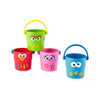 Skip Hop Zoo Stack and Pour Buckets, Rinse Cups, Multi - Sesame Street