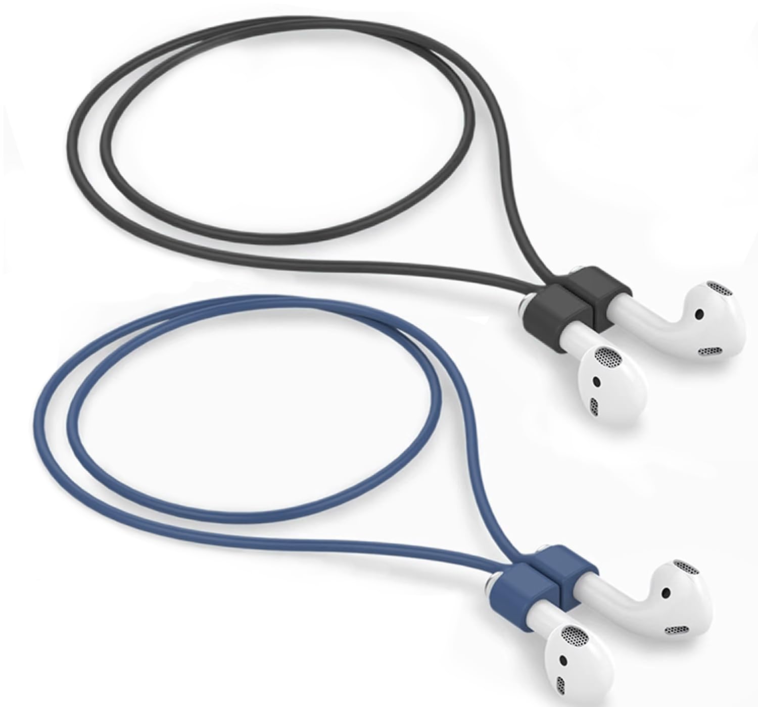 Buy now 5 Pack Ultra Strong Magnetic AirPods Pro Straps, Anti-Lost Neck Cord for AirPods Pro 3 2025,AirPods 4th, AirPods Pro 2nd/1st, AirPod 3rd, AirPod 2nd/1st - 5 Pcs Silicone Sports Lanyard and 2 Ear Hook C3-black+blue at indiglob india