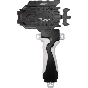 Bey Gyro Blades Launcher and Grip, Light Sparking Battling Burst String Launcher Gyro Left&Right LR Spin Top Compatible with All Bey Burst Series Bey Battling Bey(Black)