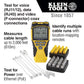 Buy now Klein Tools VDV501-852 Cable Tester with Remote, VDV Scout Pro 3 Test Kit Locates and Tests Voice, Data and Video Cables at indiglob india