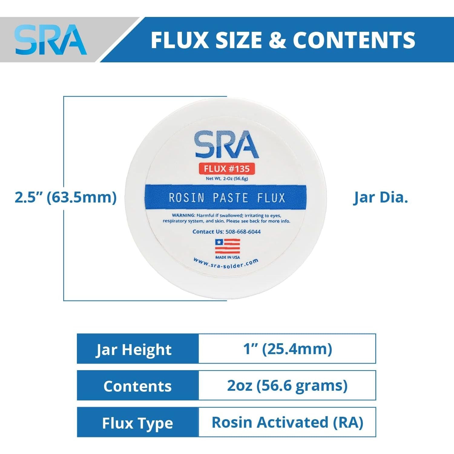 Buy now SRA Solder 135 Rosin Paste Soldering Flux For Electronics, No Clean Flux Made for Lead and Lead-Free Solder Circuit Boards and Copper Electrical Wire - Safe Clean Residues with No Goopy Mess (2oz Jar) at indiglob india