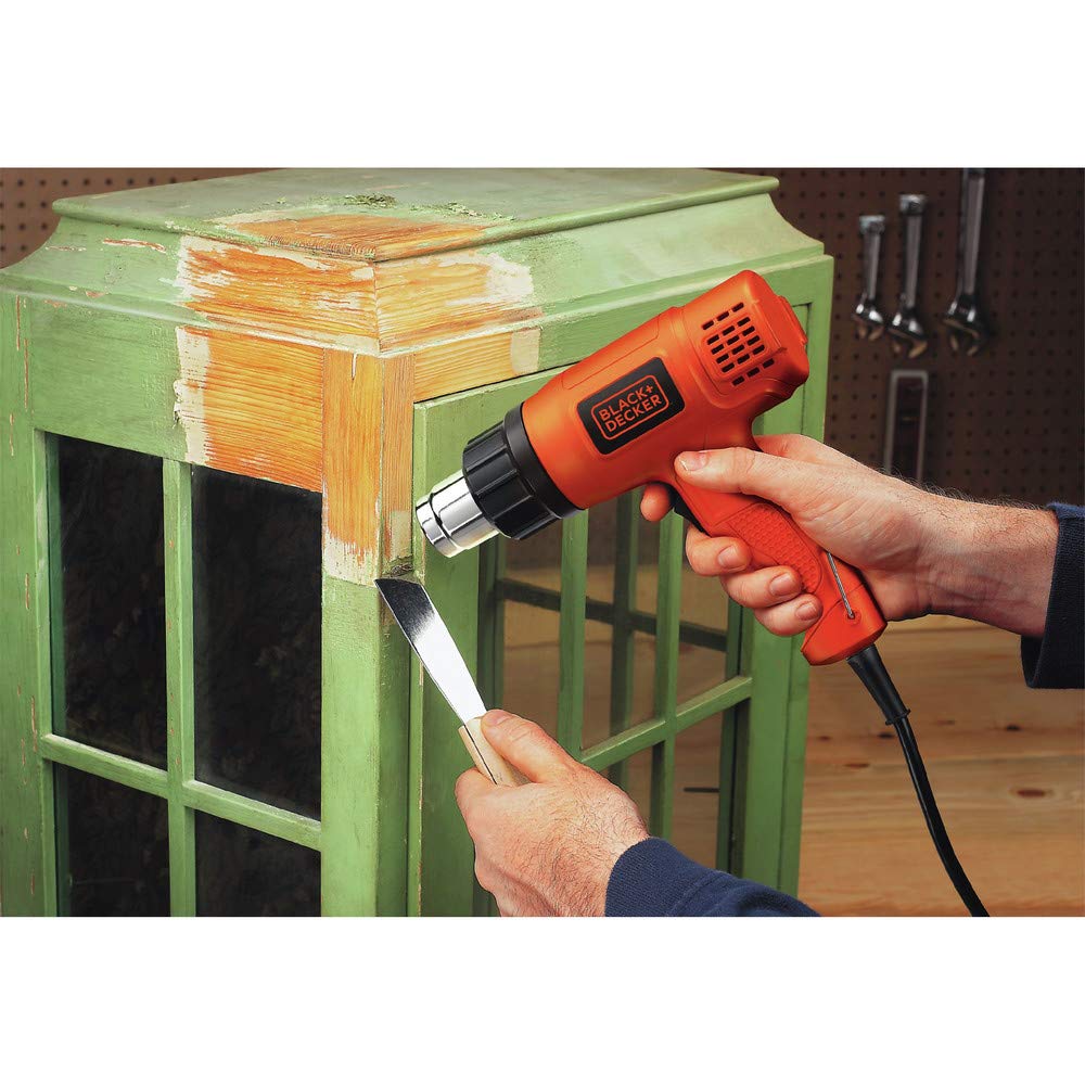 Buy now BLACK+DECKER Heat Gun for Crafts, Corded, Dual Heat Settings up to 1000 Degrees, 1350 Watt (HG1300) at indiglob india