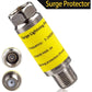 Coaxial Surge Protector for Cable TV,Surge Lightning Protector for Coaxial TV Antenna and Satellite in-Line 75 ohm 5-2400MHz