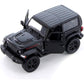 KiNSMART - Jeep Wrangler Rubicon Off Road 4x4 5 inch 1:34 Scale Die Cast Model Replica Toy Car (Blue Hardtop)