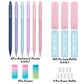 Buy now Four Candies Cute Mechanical Pencil Set, 6PCS Pastel Mechanical Pencils 0.5 & 0.7mm with 360PCS HB Leads, 3PCS Erasers and 9PCS Eraser Refills, Aesthetic School Supplies for Girls Writing at indiglob india