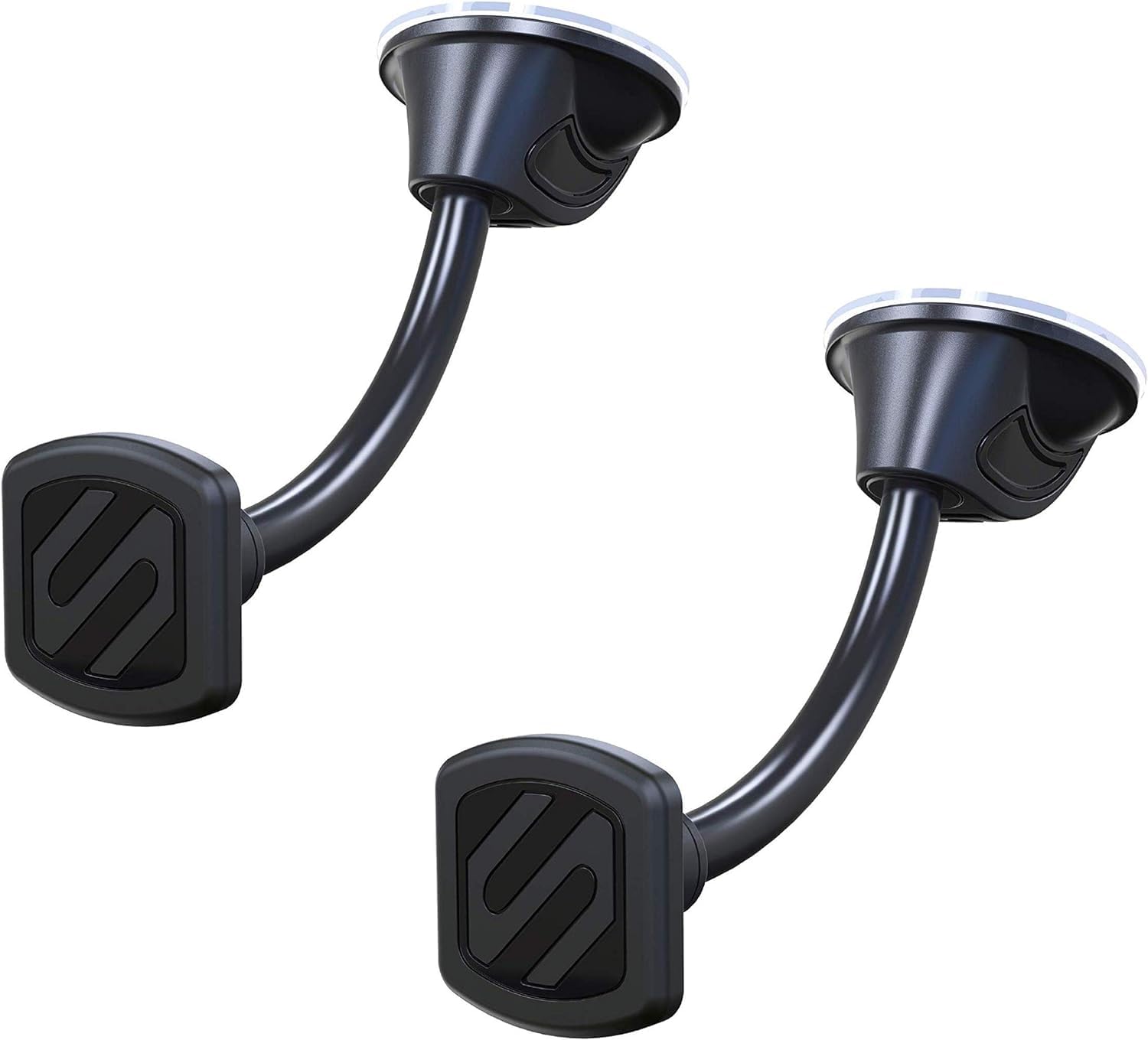 Buy now Scosche MAGDMB MagicMount Magnetic Phone Mount for Car, Dashboard Cell Phone Holder with 360° Adjustable Magnet Head, Universal Phone Stand for Car Compatible with iPhone, Samsung, and All Devices Flex Window Dash Suction 2 Pack at indiglob india
